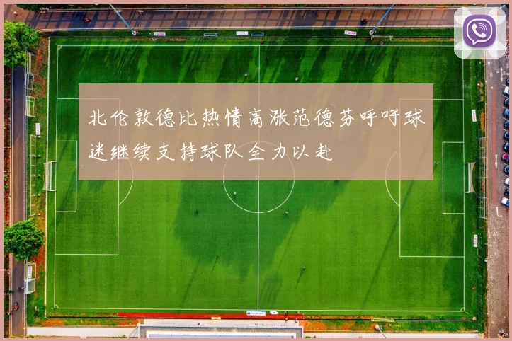 北伦敦德比热情高涨范德芬呼吁球迷继续支持球队全力以赴